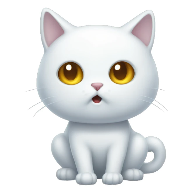 ghost cat sticker