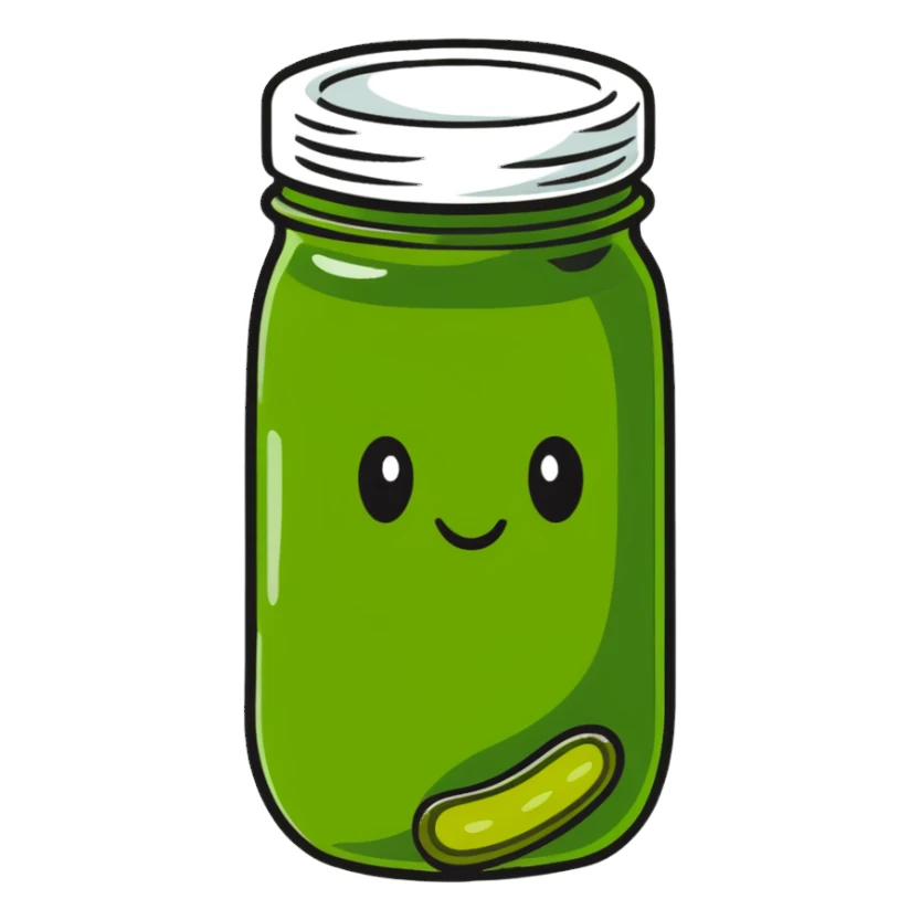Pickle sticker