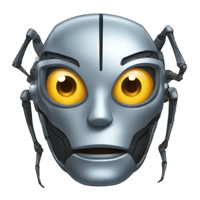 robot + spiderm sticker