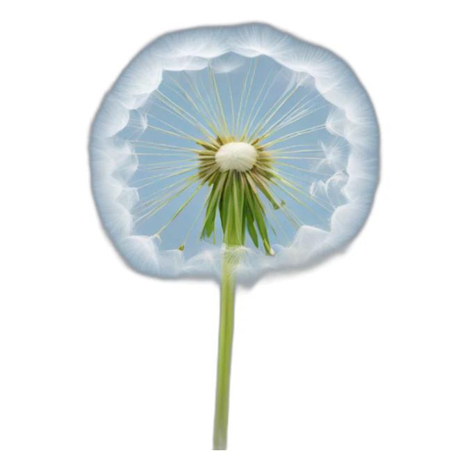 Dandelion seed sticker
