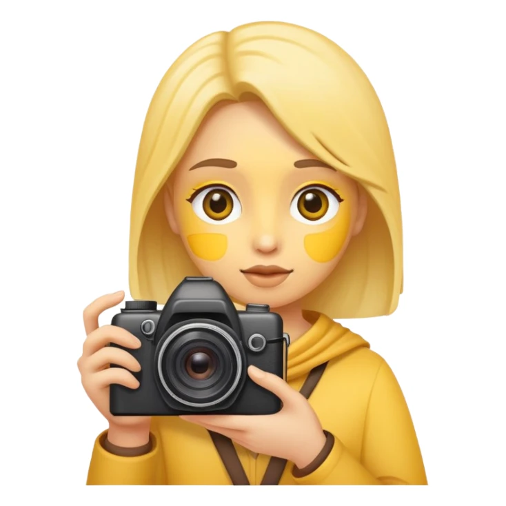 Minoon with camera sticker