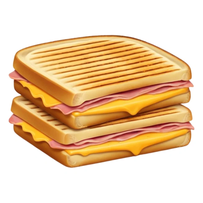 panini with ham and cheese sticker