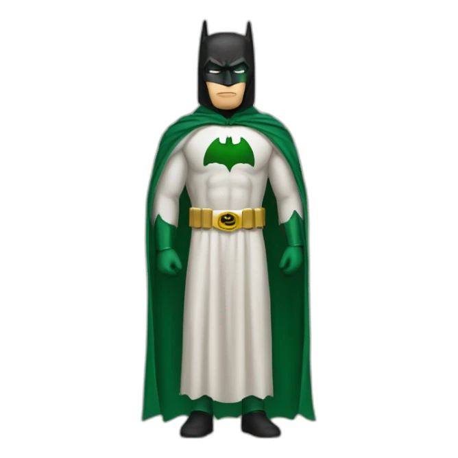 Batman wearing Saudi Bisht sticker