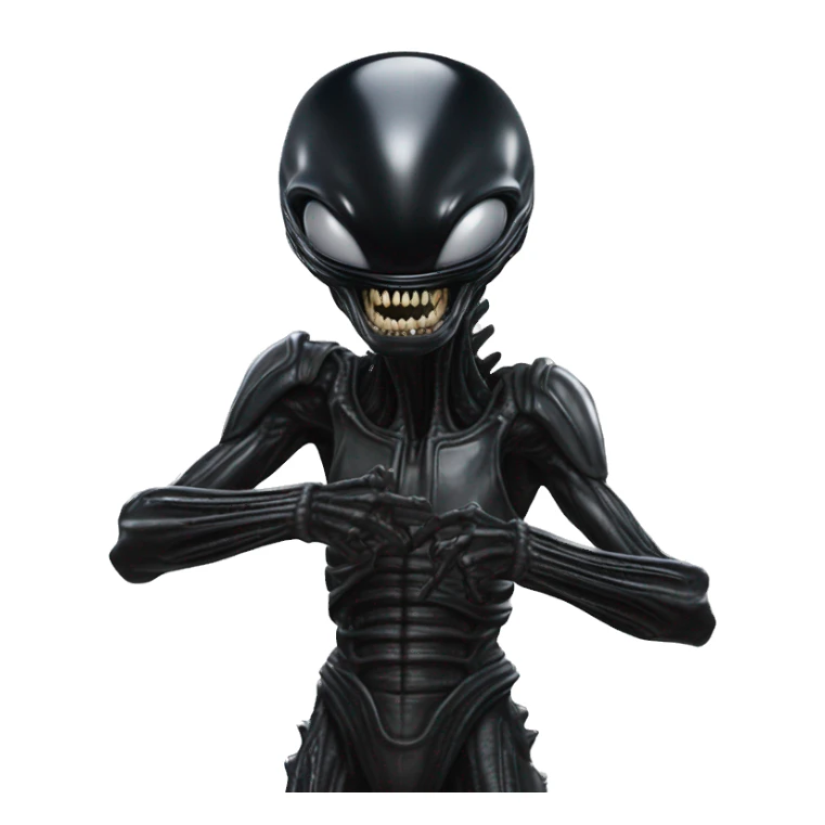 Xenomorph thumbs down sticker