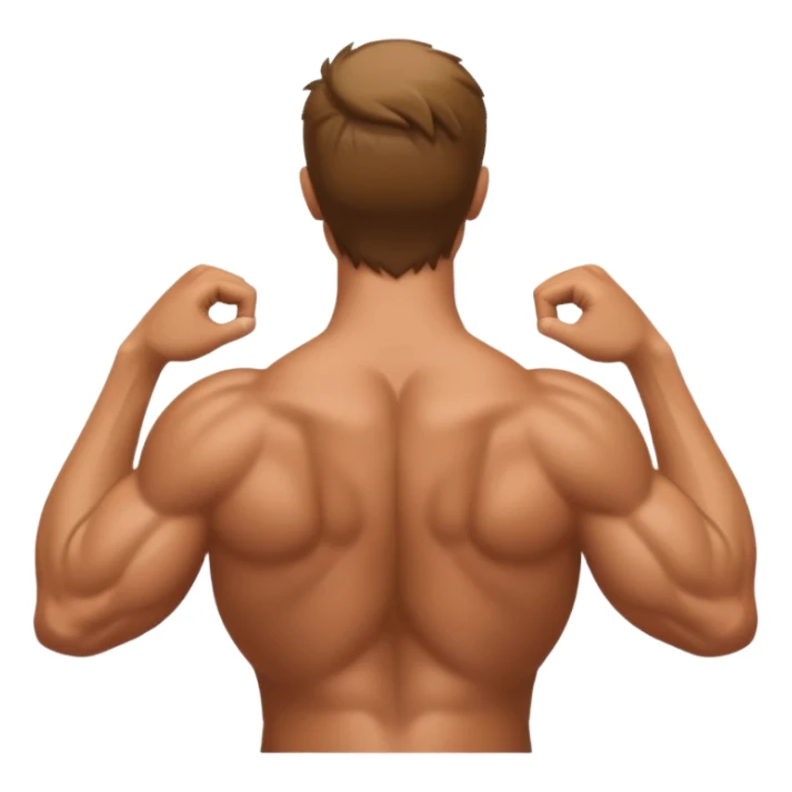 back muscle iphone yellow style sticker