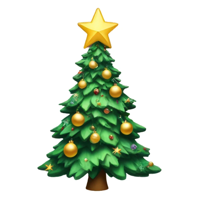 Aesthetic Christmas tree sticker