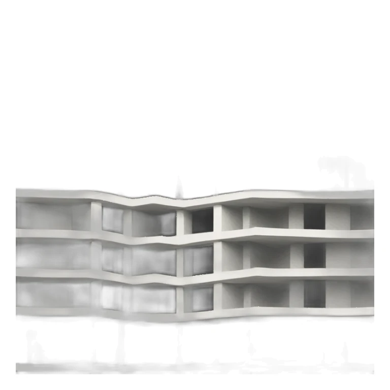 Brutalism architecture sticker