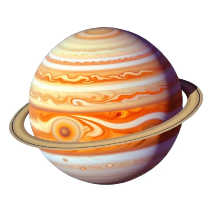 Jupiter planet sticker