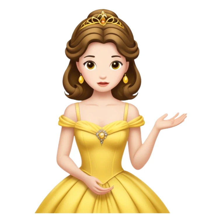 Belle from Disney sticker