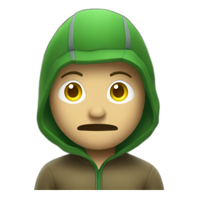 Psychopathe dans une forêt sticker