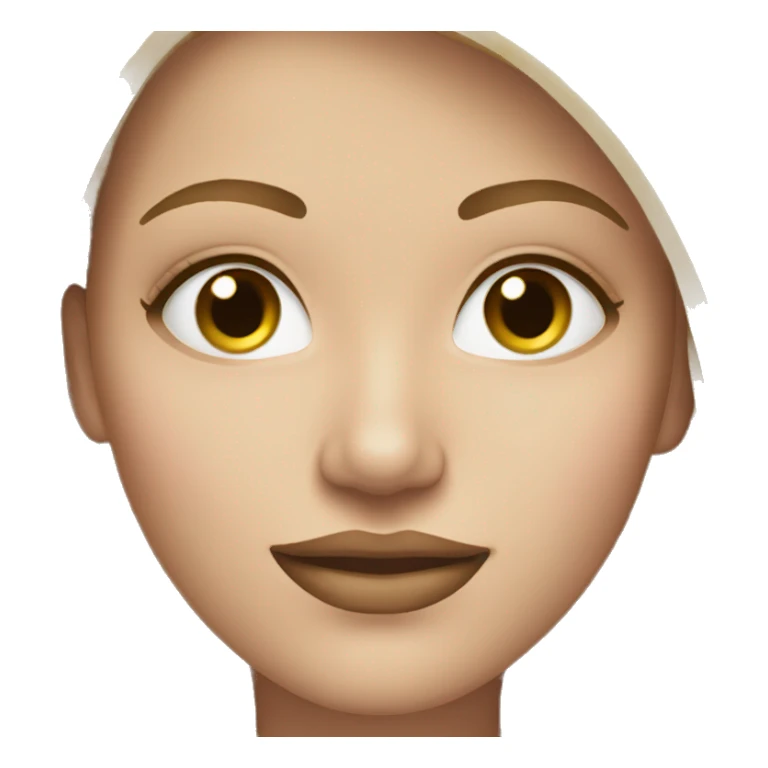 Face maks on white woman  sticker