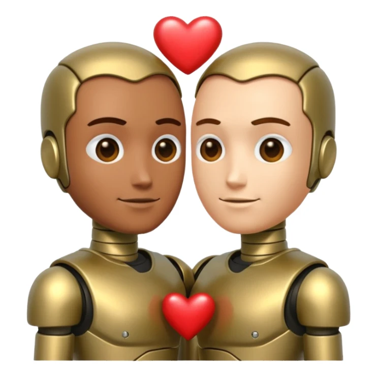 AI ANDROID MEN IN LOVE sticker