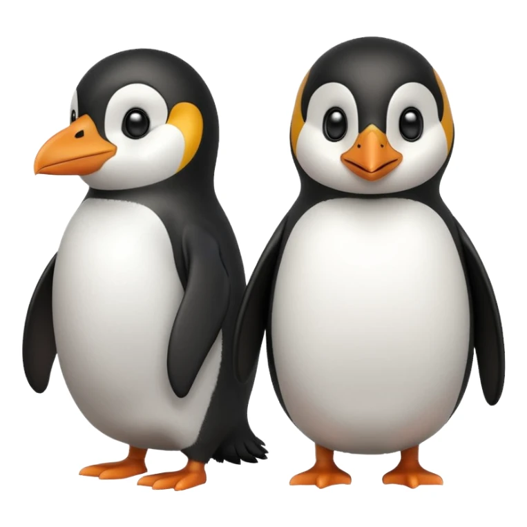 
Penguins smiling with eyes sticker
