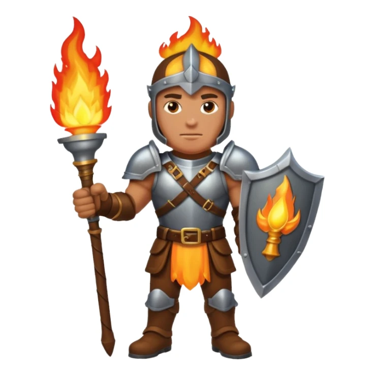 Castle Torch Guard sticker