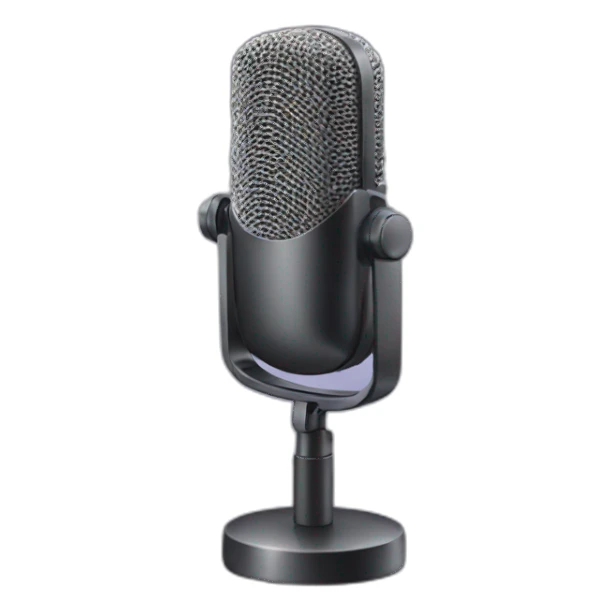 podcast microphone sticker