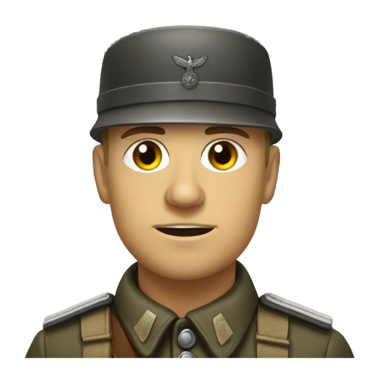 german ww1 soldier sticker