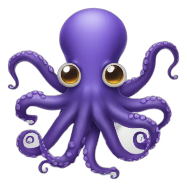 octopus with human arms sticker