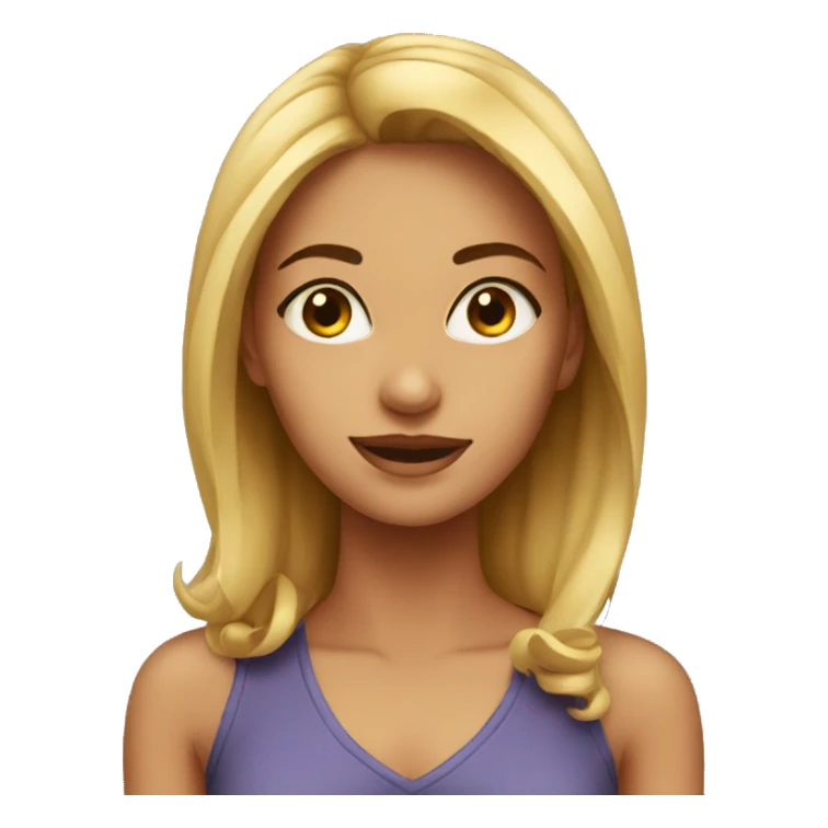 attractive girl sticker