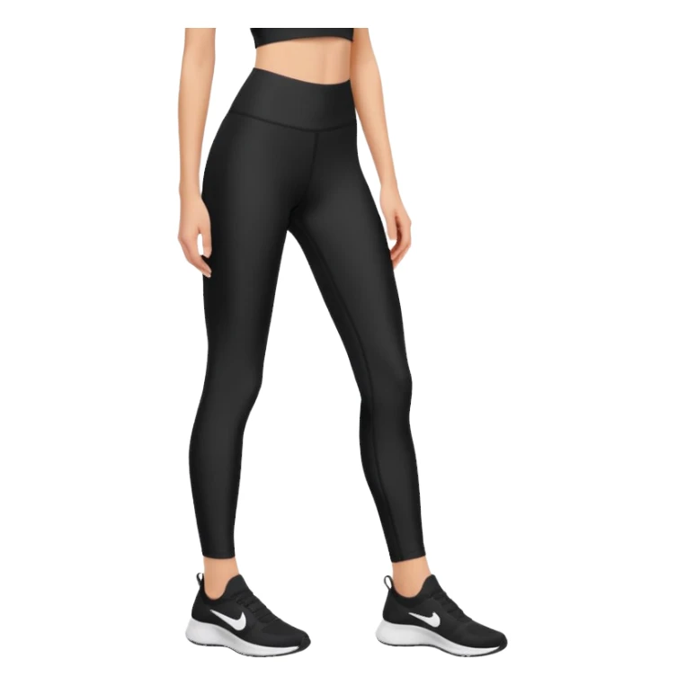 legging noir sticker