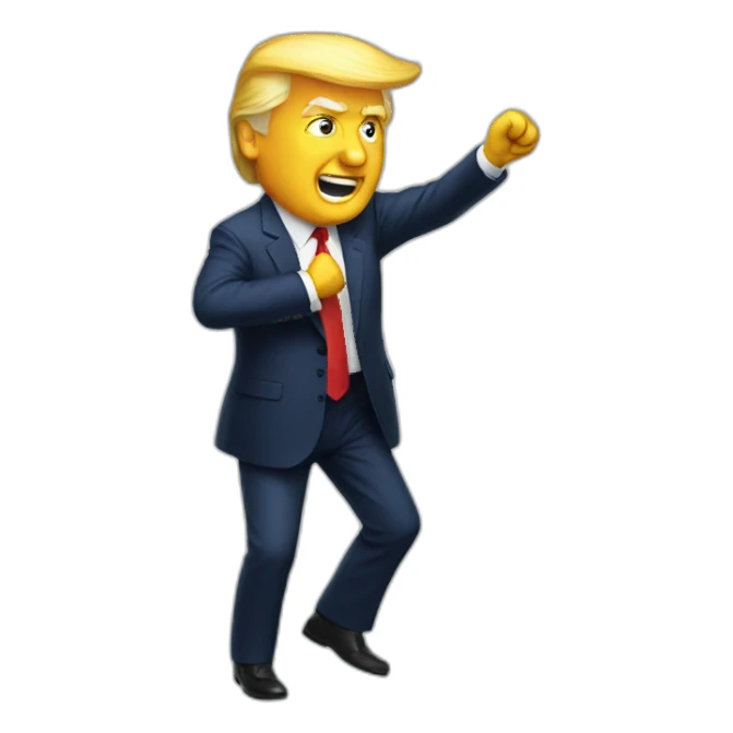 Trump-dance sticker