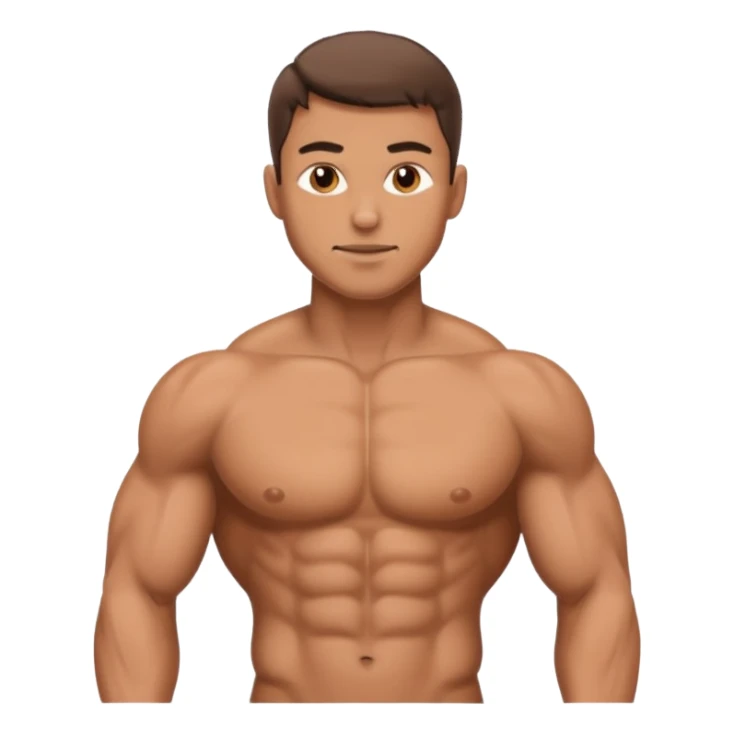 Hombre desnudo sticker