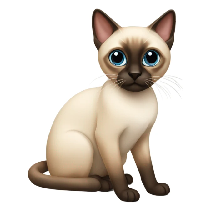 Siamese cat sticker
