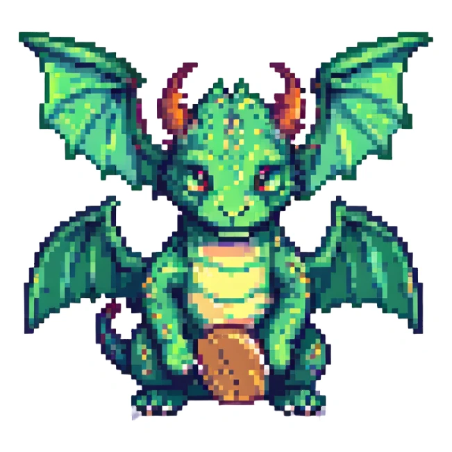 a dragon sticker
