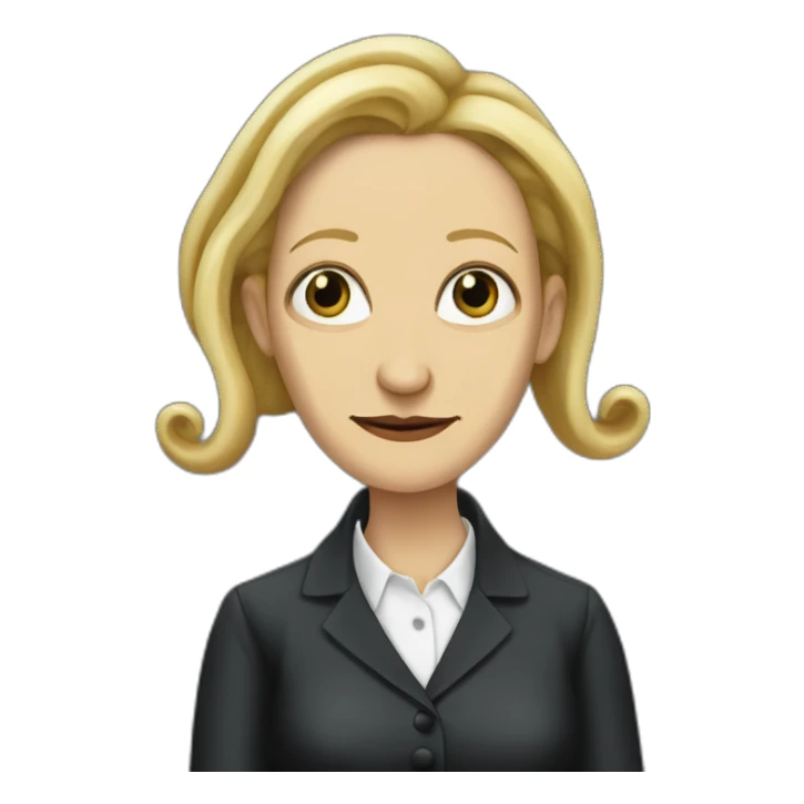 alice weidel as octupus sticker