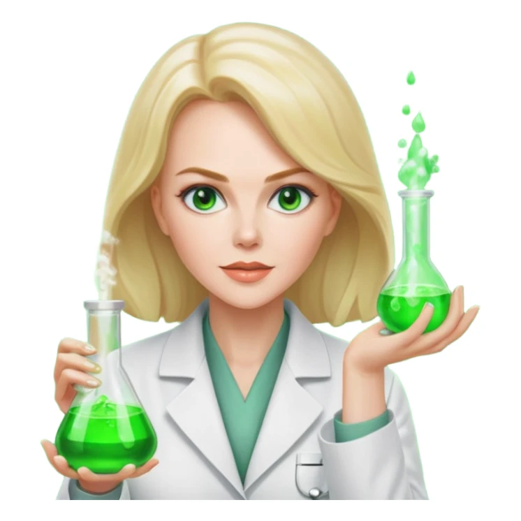 Nicole Kidman making green glowing potion  sticker
