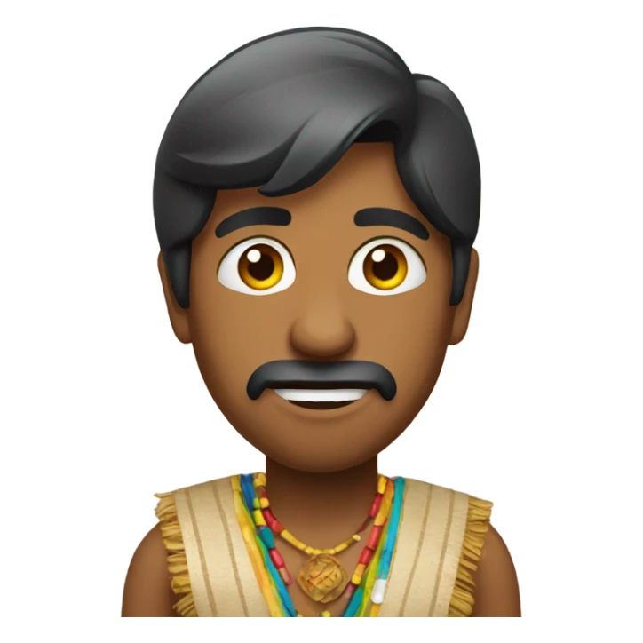 Indian in Colombia partying  sticker