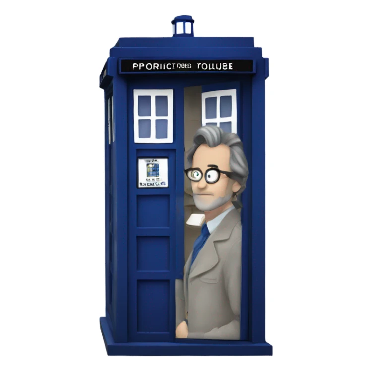 Dr who tardis sticker