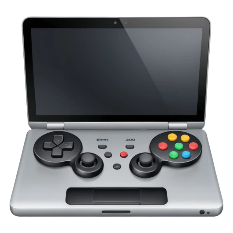 a laptop with controler for music sticker