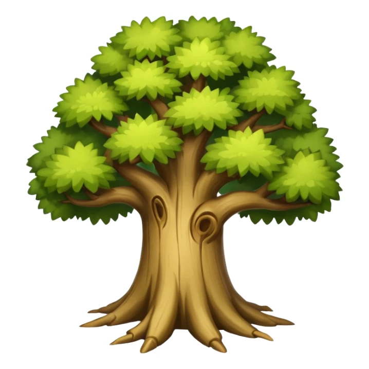 old tree  sticker