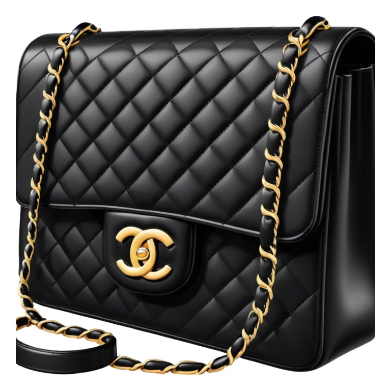 Chanel Classic Flap Bag Black sticker
