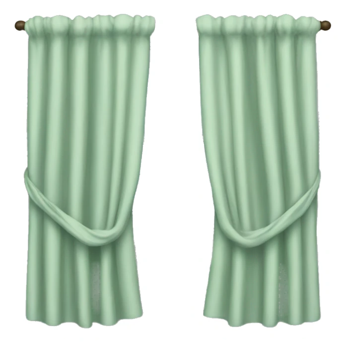 Curtains sticker