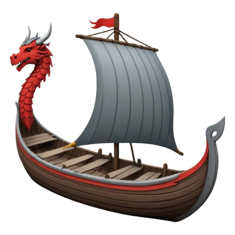 Barco vikingo sticker