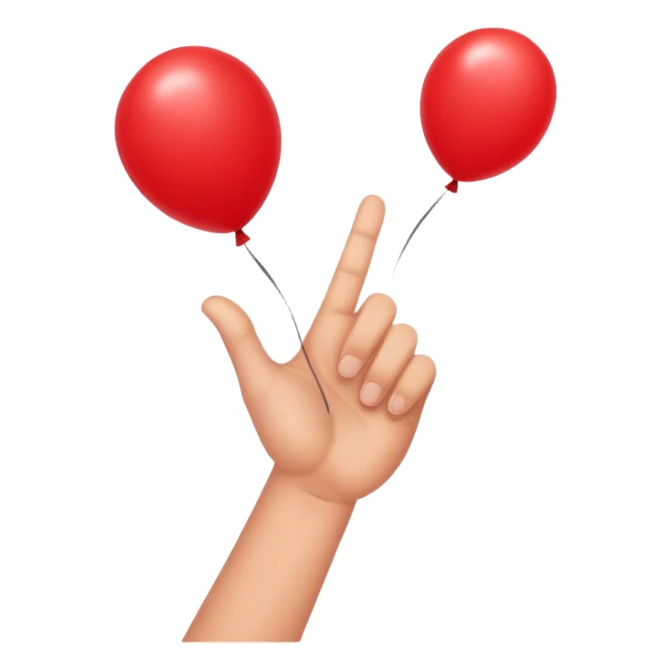 Pop the balloon sticker