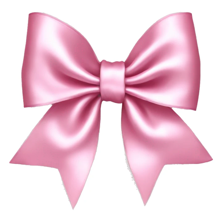 light pink satin bow  sticker