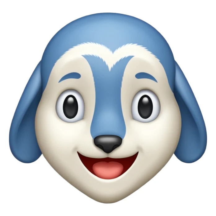 Blue tick emoji sticker