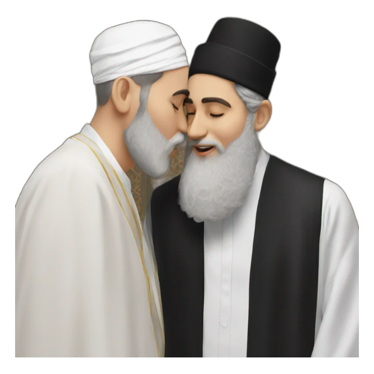 Imam kiss Rabbi sticker