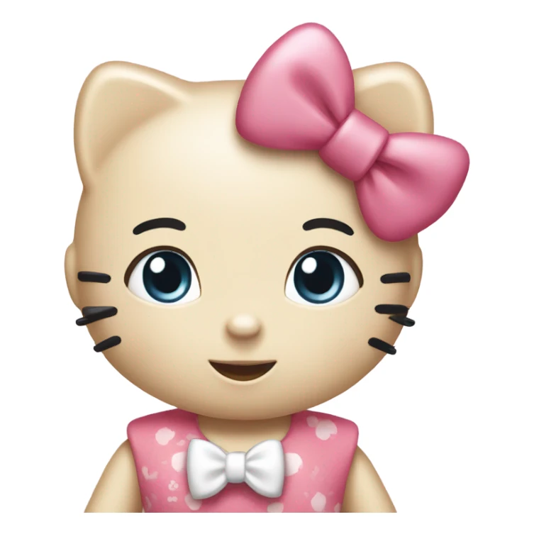 touched Hello kitty  sticker