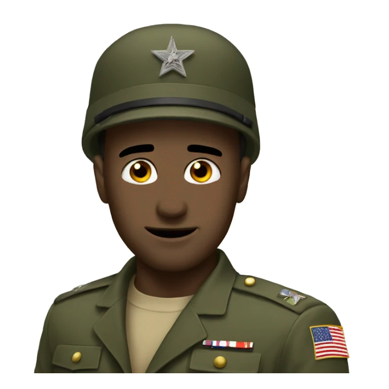 A sarcastic military  sticker