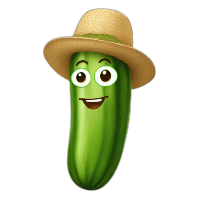 cucumber-guy-with-hat sticker