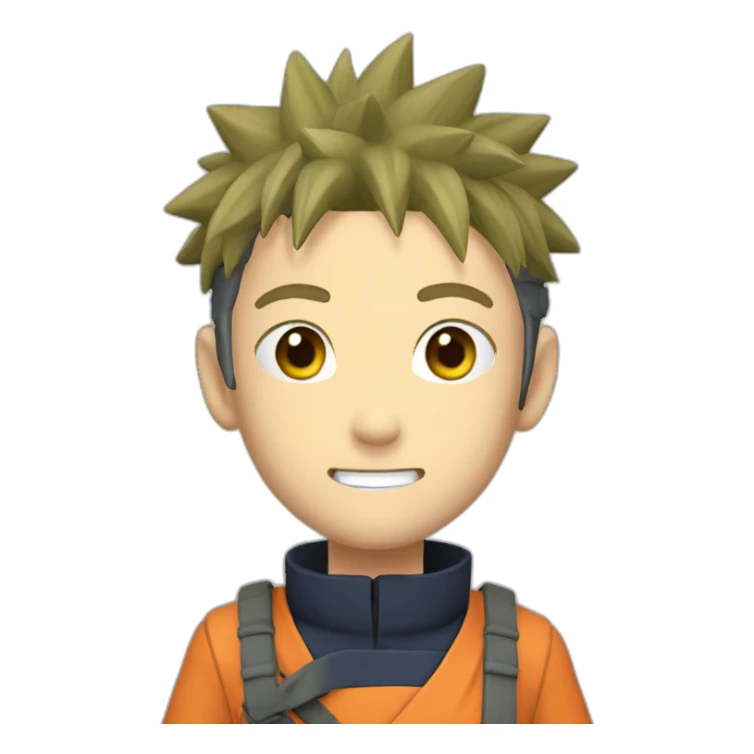 Naruto qui mange des ramens sticker