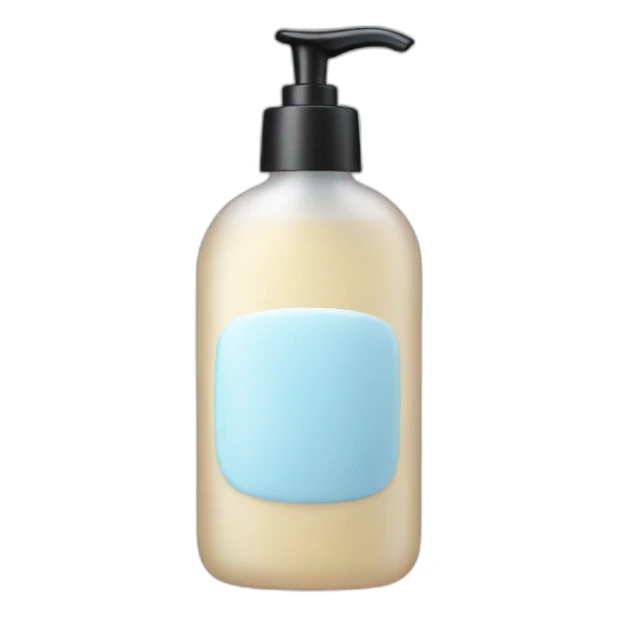 Soap bottle sticker