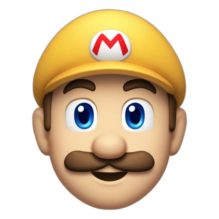 mario blue eyes sticker