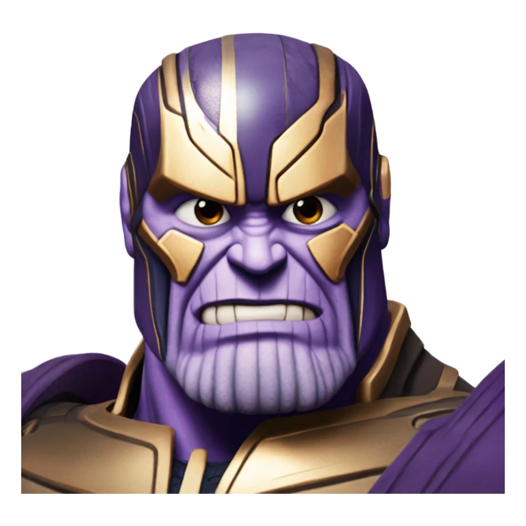 curious thanos sticker