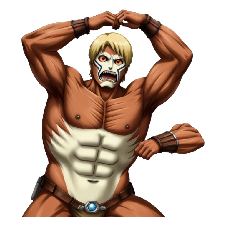 beast titan from attack on titan sticker