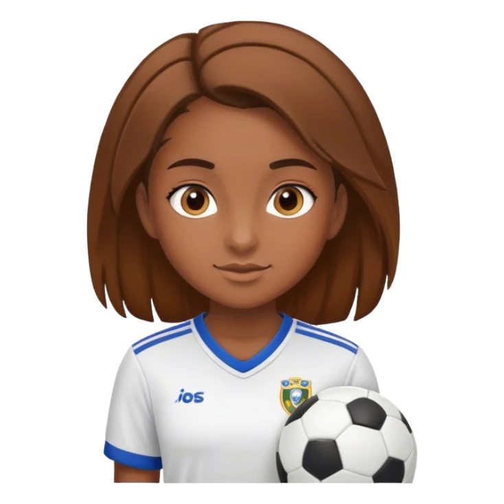 Soccer girl sticker