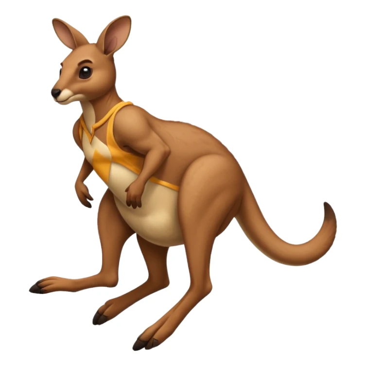 Kangourou qui saute sticker